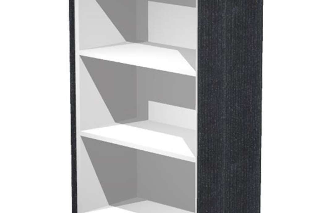 Immagine di Mobile Prestige - medio a giorno - 82,8 x 43 x 119,8 cm - nero venato