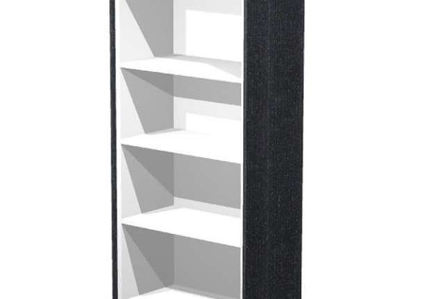 Immagine di Mobile Prestige - medio alto a giorno - 82,8 x 43 x 158,2 cm - nero venato