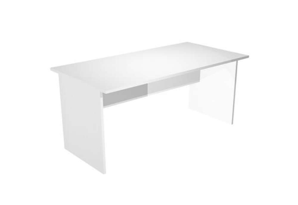 Immagine di Scrivania Easy - lineare - 160 x 80 x 72 cm - bianco