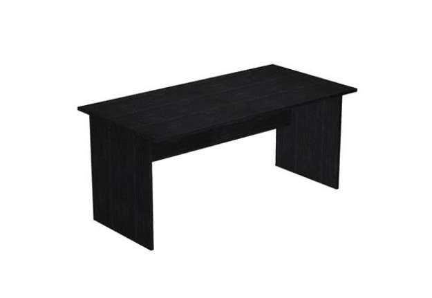 Immagine di Scrivania Easy - lineare - 160 x 80 x 72 cm - nero venato