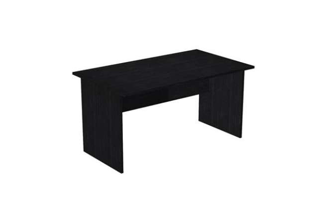Immagine di Scrivania Easy - lineare - 140 x 80 x 72 cm - nero venato
