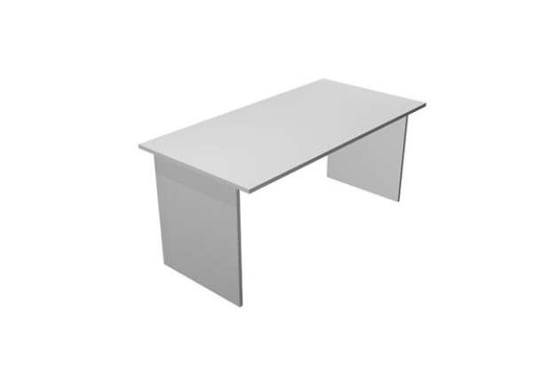 Immagine di Scrivania Easy - lineare - 140 x 80 x 72 cm - grigio