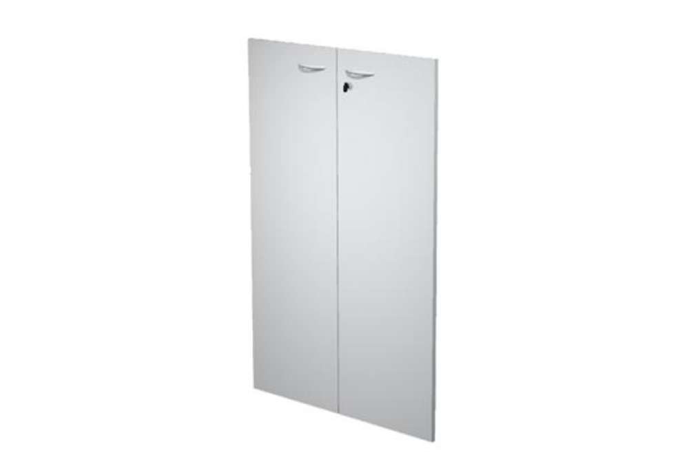 Immagine di Coppia ante Easy - per mobile medio - 80 x 115 cm - spessore 18 mm - melaminico - grigio