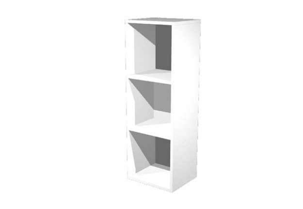 Immagine di Libreria casellario Rainbow - 3 caselle - 35,9 x 29,2 x 103,9 cm - bianco