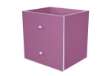 Immagine di Cassettiera per casellario Rainbow - 2 cassetti - 32,5x28,8x32,5 cm - viola