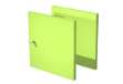 Immagine di Coppia ante Rainbow - 32,2x32,1 cm - per libreria - verde neon