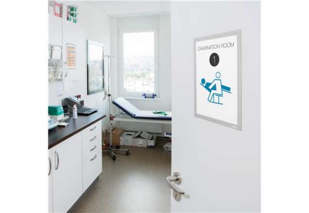 Immagine di Cornice magnetica Duraframe - A4 - 21 x 29,7 cm - bianco - Durable