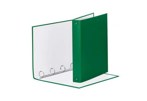 Immagine di Raccoglitore Meeting - 4 anelli tondi 30 mm - dorso 4 cm - 22x30 cm - PPL - verde - Esselte