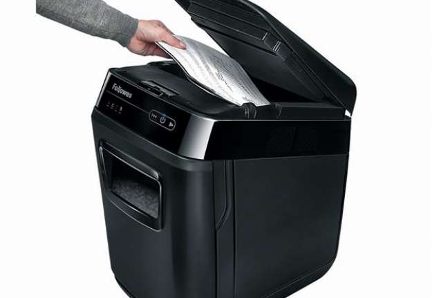 Immagine di Distruggidocumenti AutoMax 200C - a frammenti - 32L - Fellowes