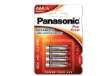 Immagine di Pila ministilo AAA - 1,5V - ProPower - LR03 - Panasonic - blister 4 pezzi