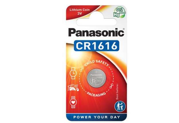 Immagine di Micropila CR1616 - litio - Panasonic - blister 1 pezzo