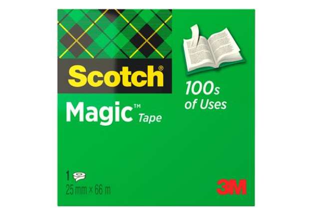 Immagine di Nastro adesivo Magic 810 - permanente - 2,5 cm x 66 m - trasparente - Scotch