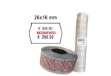 Immagine di Rotolo da 1000 etichette a onda per Printex Smart 16/2616 - SCONTATO - 26x16 mm - adesivo permanente