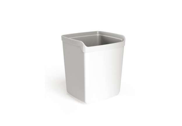 Immagine di Bicchiere portapenne Mydesk - 8,7x7,4x10 cm - bianco - Arda