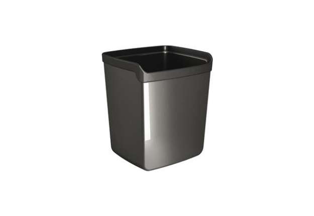 Immagine di Bicchiere portapenne Mydesk - 8,7x7,4x10 cm - nero - Arda