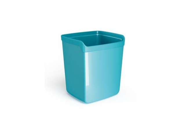 Immagine di Bicchiere portapenne Mydesk - 8,7x7,4x10 cm -  turchese - Arda