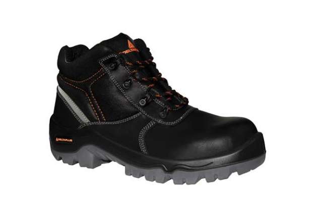 Immagine di Calzatura di sicurezza Phoenix S3 SRC - pelle crosta pigmentata - numero 44 - nero - Deltaplus