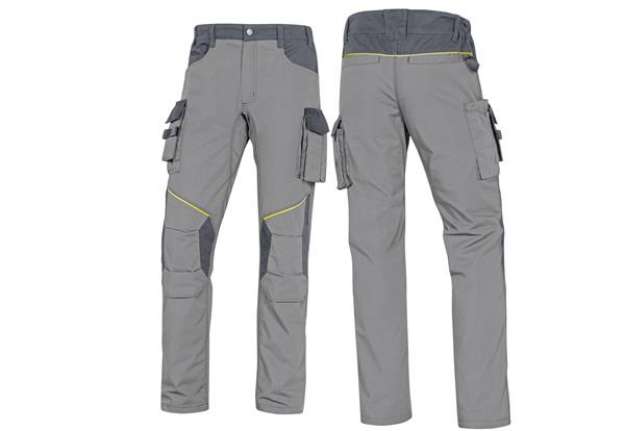 Immagine di Pantalone da lavoro Mach 2 Corporate - twill/poliestere/cotone - taglia XL - grigio chiaro/grigio sc