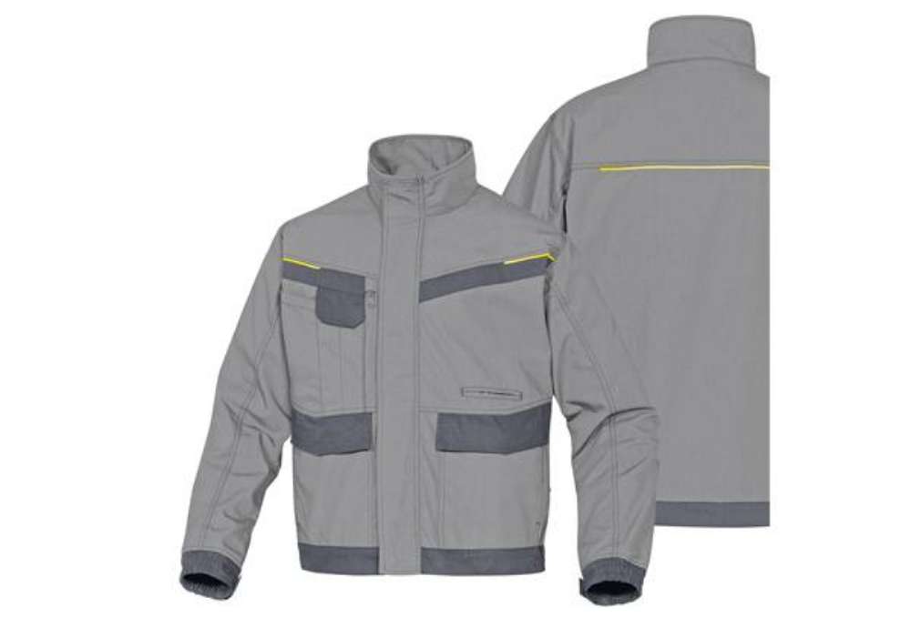 Immagine di Giacca da lavoro Mach 2 Corporate - tela/poliestere/cotone - taglia L - grigio chiaro/grigio scuro -