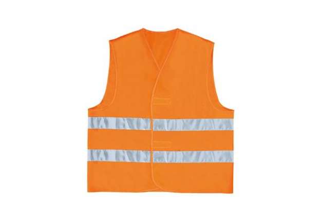 Immagine di Gilet alta visibilità GILP2 - poliestere - taglia L - arancio fluo - Deltaplus
