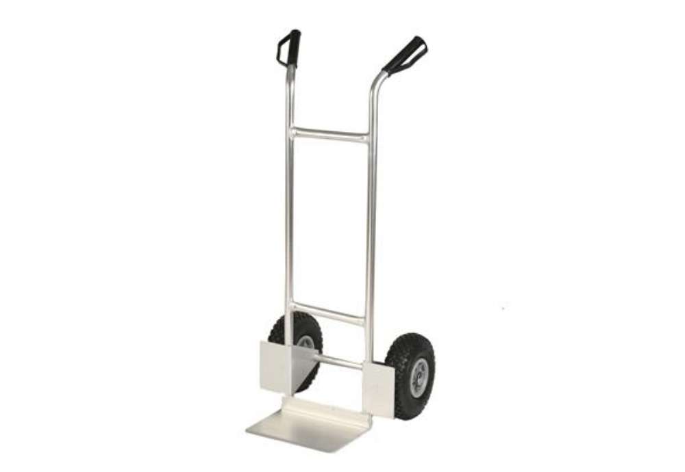 Immagine di Carrello portatutto HT200A - 47 x 47 x 120 cm - portata massima 150 kg - alluminio - Serena Group