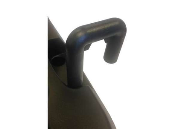 Immagine di Coppia di ganci per carrello contenitore Office - nero - Medial