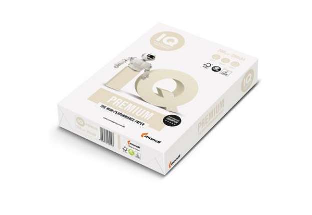 Immagine di Carta IQ Premium - A4 - 200 gr - bianco - Mondi - conf. 250 fogli