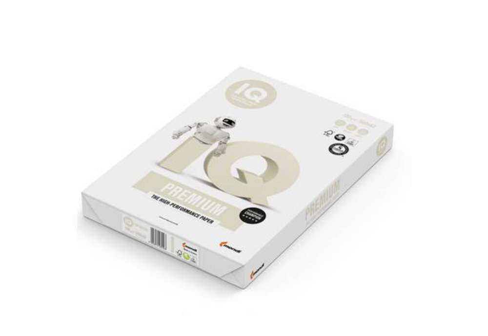 Immagine di Carta IQ Premium - A3 - 100 gr - bianco - Mondi - conf. 500 fogli