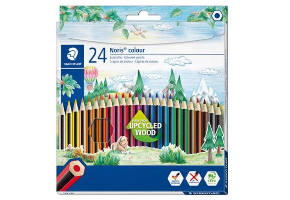 Immagine di Pastelli colorati Noris Colour - Staedtler - astuccio 24 pezzi