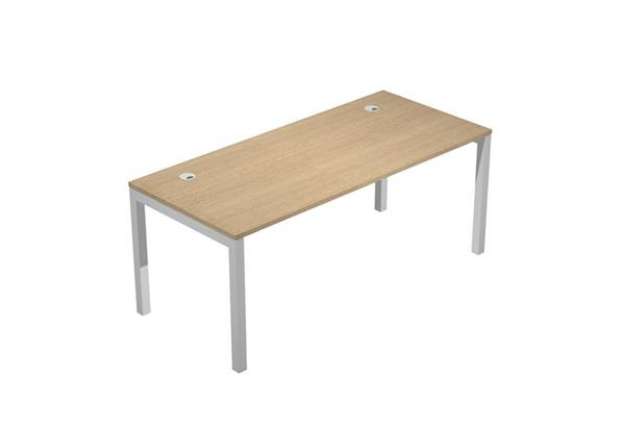 Immagine di Scrivania singola Agorà - 180 x 80 x 72,5 cm - rovere