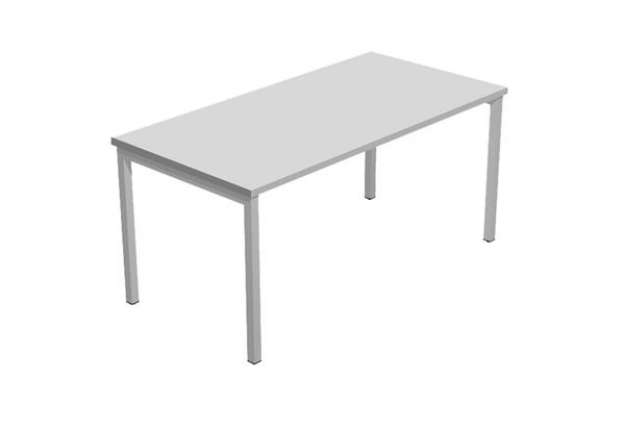 Immagine di Scrivania Easy Plus - lineare - 120 x 80 x 72,5 cm - grigio