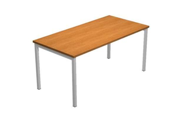 Immagine di Scrivania Easy Plus - lineare - 140 x 80 x 72,5 cm - noce chiaro