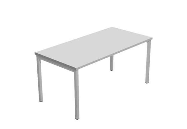 Immagine di Scrivania Easy Plus - lineare - 160 x 80 x 72,5 cm - grigio