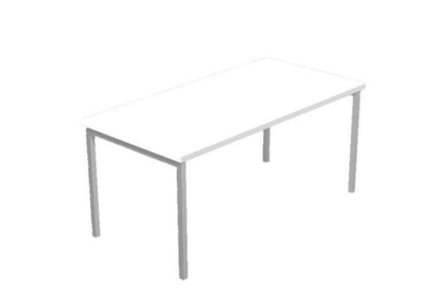 Immagine di Scrivania Easy Plus - lineare - 180 x 80 x 72,5 cm - bianco
