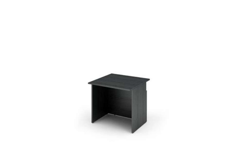 Immagine di Modulo reception Prestige disabili - senza sopralzo - 80 x 97,5 x 72 cm - nero venato/bianco