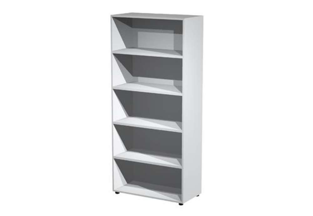Immagine di Armadio modulare - a giorno - 90 x 44 x 200 cm - grigio