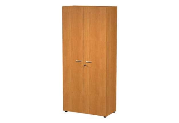 Immagine di Armadio modulare - a 2 ante alte - 90 x 45,8 x 200 cm - noce chiaro