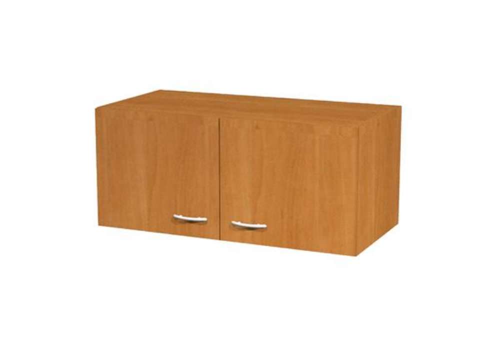 Immagine di Sopralzo per armadi modulari - a 2 ante - 90 x 45,8 x 40 cm - noce chiaro