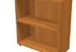 Immagine di Libreria modulare bassa - a giorno - 76x32x81,5 cm - noce chiaro