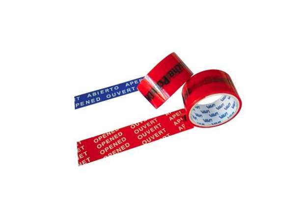 Immagine di Nastro antieffrazione "aperto" - larghezza 5 cm - lunghezza 50 m - rosso - Viva