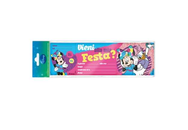 Immagine di Blocchetto invito alla festa Minnie Disney - Rex Sadoch - conf. 10 inviti