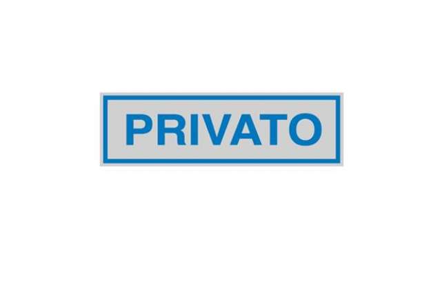 Immagine di Targhetta adesiva - PRIVATO - 16,5 x 5 cm - Cartelli Segnalatori