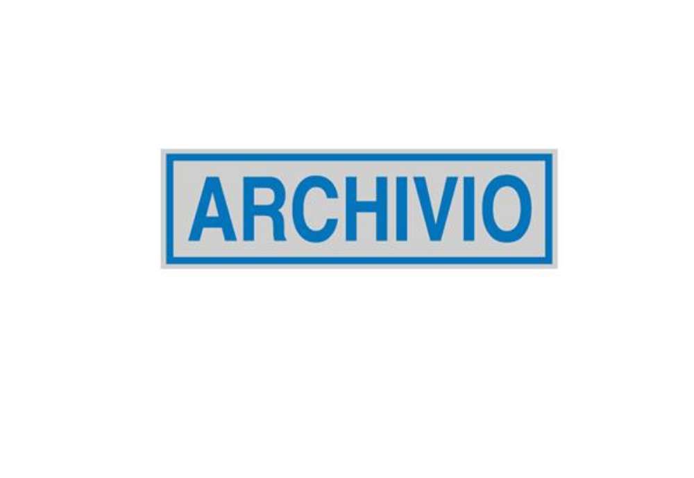 Immagine di Targhetta adesiva - ARCHIVIO - 16,5 x 5 cm - Cartelli Segnalatori
