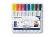Immagine di Marcatore cancellabile Lumocolor whiteboard 351 - tratto 2,0 mm - Staedtler - astuccio 8 pezzi