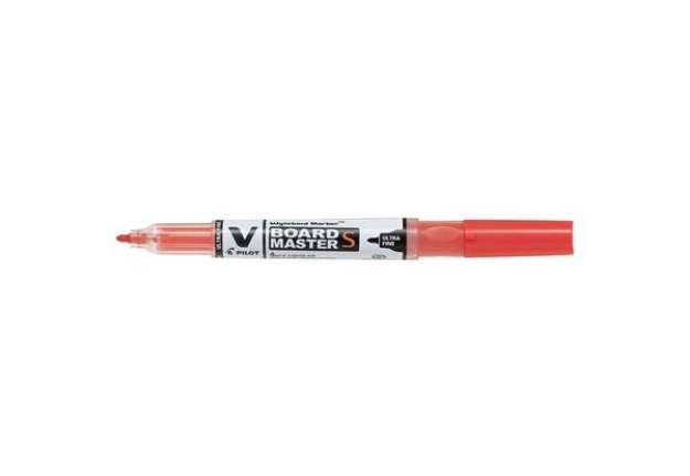 Immagine di Marcatore V Board Master S Ultra Fine Begreen - punta ultra fine - tratto 0,8mm - rosso - Pilot