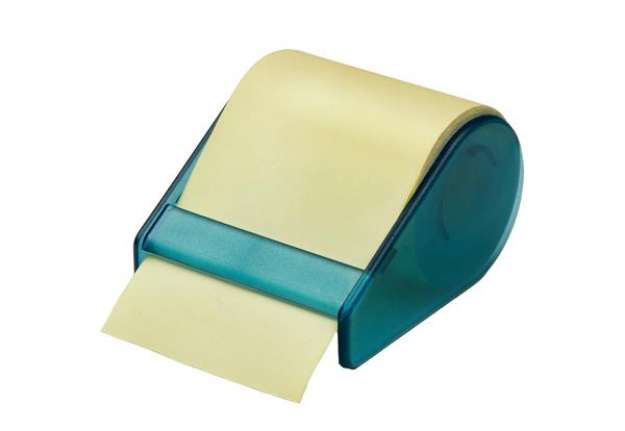 Immagine di Tape Dispenser Memoidea + 1 ricarica giallo pastello - Iternet