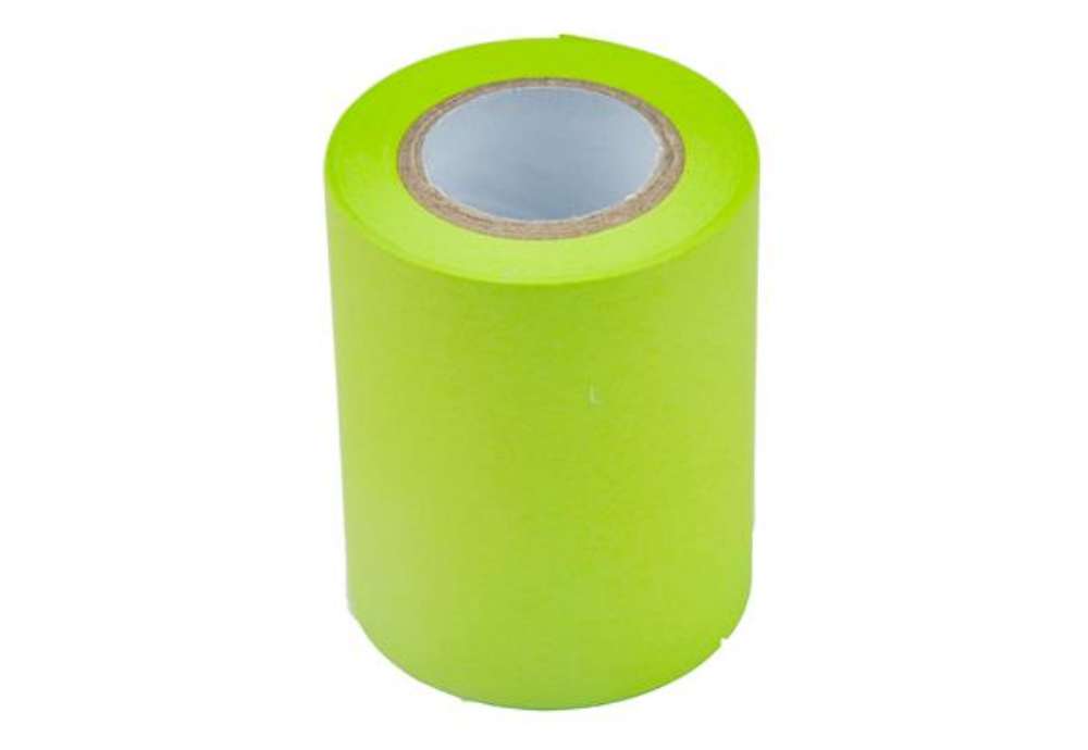 Immagine di Rotolo ricarica carta autoadesiva - verde neon - 59mm x 10mt - per Memoidea Tape Dispenser - Iternet