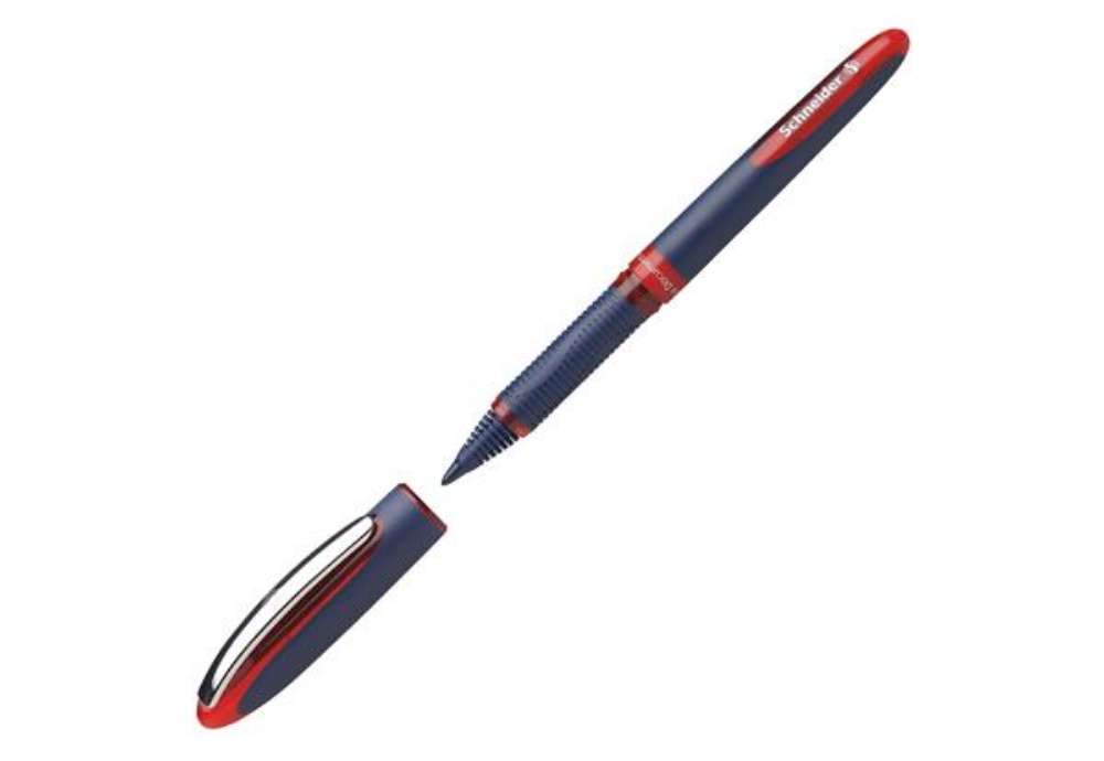 Immagine di Roller One Business con cappuccio  - tratto ultra smooth 0,6mm - rosso - Schneider
