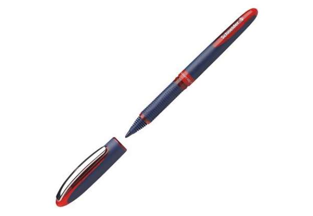Immagine di Roller One Business con cappuccio  - tratto ultra smooth 0,6mm - rosso - Schneider