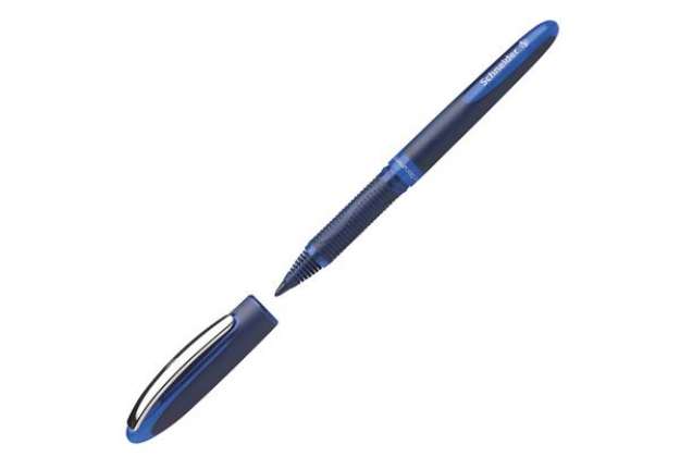 Immagine di Roller One Business con cappuccio  - tratto ultra smooth 0,6mm - blu - Schneider